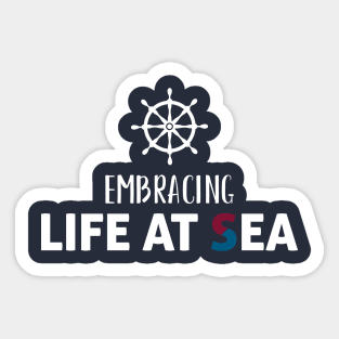 Cruise Life at Sea Sticker